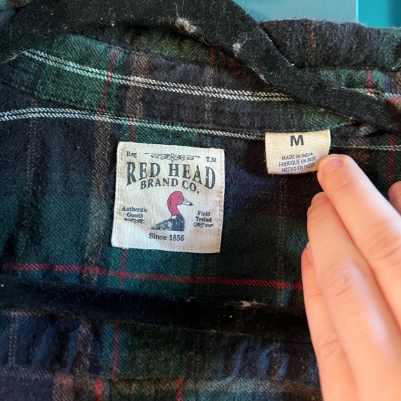 RedHead Green and black Flannel - Picture 4 of 4